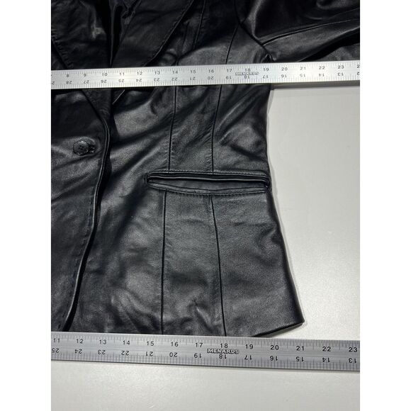 Tannery West Black Leather Women Jacket Size M‎ - Picture 7 of 10